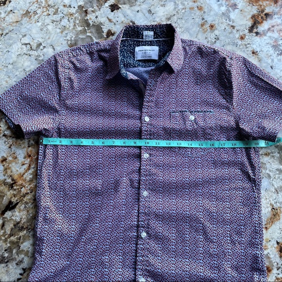 Mens, Dress Shirt, Short Sleeve, Button Up, Size M - Picture 7 of 9
